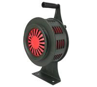 Sirène à manivelle à volume réglable fort de 125 DB - Étanche, durable - Aucune alimentation requise - Alarme d'urgence pour incendie, attaque, aide - Alliage d'aluminium à commande manuelle (armée