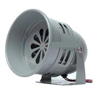 Sirène à Moteur en métal MS-290, 1 pièce, sirène de Raid aérien for Automobile, klaxon d'alarme Industrielle, Protection électrique sonore, DC12V DC24V AC110V AC220V 110DB(AC 110V,ABS Plastic)