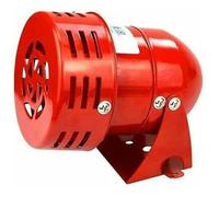 Sirène alarme 220V puissante sirène extérieure alarme 120dB rouge moteur fil Sirne métal corne industrie bateau alarme Ruika