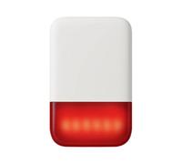 Sirène Alarme extérieure sans Fil 120 DB avec Anti-Sabotage - Batterie de Secours 5000mAh - Sirene avec systèmes d'alarme Maison HUXGO - Résistant aux Intempéries