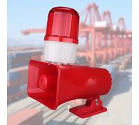 Sirene Alarme Industrielle LED, Sirene Alarme Sonore et Lumineuse Extérieure 120dB, Feux D'Avertissement de Sécurité for écoles, Centres Commerciaux, Ports et Passages à Niveau