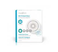 NEDIS Sirène SmartLife | Wi-FI | Alimentation Secteur | 8 Sons | 85 DB | AndroidT/iOS | Blanc