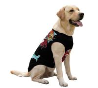 Sirène avec Chien du Jour des Morts, Gilet rafraîchissant, Chemises d'été, Pull Mignon, vêtements pour Animaux de Compagnie pour Grand Chiot
