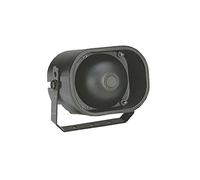 Sirène d'alarme 230 V avec câble de 1,8 m et Prise d'alimentation Euro, boîtier résistant aux éclaboussures