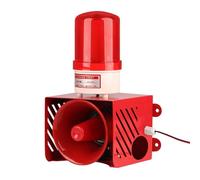 Sirène d'alarme d'urgence avec LED stroboscopique, 130 dB fort IP65 étanche, pour usines, terminaux, sécurité domestique
