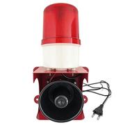 Sirène D'alarme Industrielle, 120 DB avec Lumière Stroboscopique, IP65, Lampe LED Industrielle, Convient pour Une Utilisation Intérieure et Extérieure, Mine, Pierre, Cour de Sable (Prise EU 220 V)