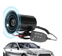 sirène d'alarme Voiture - Système Haut-parleurs sirène à 6 tonalités 12V | sirène Moto Fort pour Camion Camion Bateau OTO