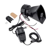 Sirène d'avertissement électronique pour voiture, moto, pompiers, ambulance, haut-parleur avec micro 100 W 12 V 3 sons