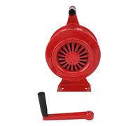 Sirène de manivelle à Main 125 DB à Volume réglable Bruyant Manuel d'alliage étanche en Aluminium Alarm Alarme Sons pour l'urgence (Rouge)