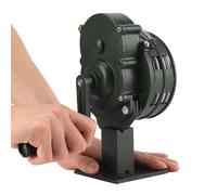 Sirène de Raid Aérien, Klaxon à Air Puissant de 110 DB, Sirène à Manivelle en Alliage D'aluminium, Alarme Forte de 110 DB, Klaxon de Sirène de Raid Aérien, Alarme pour Urgence