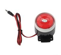 Sirène de sécurité intérieure 120 dB avec alarme filaire - 12 V DC haute puissance de sortie pour détection d'intrus - Dispositif de sécurité domestique essentiel pour bureau ou magasin