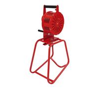 Sirène d'urgence à manivelle - Volume : 125 dB - Portée : 1000 m - En alliage d'aluminium - Pour secours en cas de catastrophe, incendie de forêt, industrie