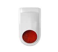 Sirene exterieure avec Communication sans Fil - Alarme 120 DB HUXGO HXA516 | Fonction Anti-Sabotage, Signal sonore et Lumineux, Batterie intégrée