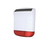 Sirène extérieure sans fil avec flash et panneau solaire - 110 dB pour alarme maison Elégante - - 570370