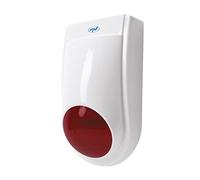 Sirène extérieure sans fil PNI SafeHouse HS007 avec batterie pour systèmes d'alarme sans fil