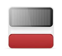 Sirène extérieure solaire DAEWOO WOS501S pour système d'alarme SA501S - Portée 100m - Alarme sans fil - 100 dB