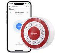 Sirène intérieure SONOFF Zigbee 105 dB alarme sonore et lumineuse 10 tonalités batterie de secours USB-C passerelle requise SNZB-09P