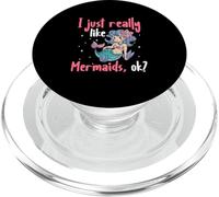 Sirène, J'aime Vraiment Les sirènes, ok Magical PopSockets PopGrip pour MagSafe