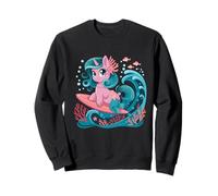 Sirène Licorne Surf Adventure Ocean Fun Sweatshirt