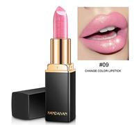 Sirène Maggie Rouge À Lèvres 9 Couleurs Longue Durée Brillant Métallique Rouge À Lèvres Perles Changeantes Chaud Plaqué Or Femmes Lèvres Cosmétiques.09.3.6g