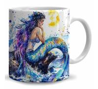 Sirène Mug À Café Jolis Mug Humour Tasse Pour Cacao Lait Cuisine 330Ml