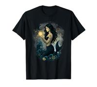 Sirène Mystique Gothique enchantée céleste tatouée T-Shirt Graphique avec Valeur