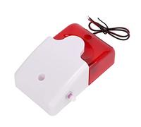 sirene reglable 230v voyant d'avertissement de sécurité alarme sonore et visuelle Mini Sirène Stroboscopique, Sirène Clignotante Rouge, Klaxon de Lumière Clignotante Stroboscopique D'alarme Filaire, S