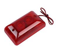 Sirène sonore légère, sirène stroboscopique Filaire sûre et légère, économie d'énergie Stable et Robuste pour Alarme de sécurité