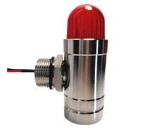 Sirène stroboscopique à boîtier en Acier Inoxydable 12-24Vdc, 2 pièces, sirène Flash antidéflagrante for la sécurité de la Maison, détecteur de Fuite de gaz(G3-4 12-24V)