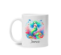 Sirène Tasse À Café Céramique Tasse À Thé Unique Mug Cadeau Mignon Pour Pâques Collègue Noël 330Ml