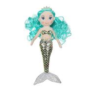 Peluche - sirène océana - 30 cm - cheveux vert d'eau vert TU