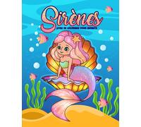 Sirènes Livre de coloriage pour enfants: 35 illustrations mignones pour les petits 3 à 10 ans