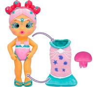 Sirènes Queue Magique Layla Poupée Sirène Avec Queue Amovible Et Son Ami De La Mer ; Lance Des Jets D`Eau Et Fait Des Bulles - Jouet Et Jeu De Bain Pour Garçons Et Filles