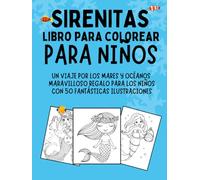 SIRENITAS: LIBRO PARA COLOREAR PARA NIÑOS