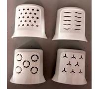Sirge 4NEWTRA_PM Lot de 4 emporte-pièces pour pâte fraîche [Fuilles - Maccaroni/Stylos - Bigoles/Spaghettes - Coupe-cuticules incurvées] compatibles avec la machine à pâtes Pâtisserie Sirge