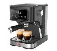 Sirge GRANBAR Machine à expresso et cappuccino numérique 20 bars, 1100 W, 1,25L, Noir