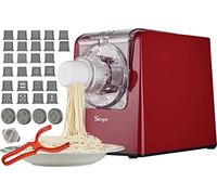 Sirge PASTAMAG30 Machine à pâtes 300 W - 30 Trafile - jusqu'à 900 g de pâte - Extrusion verticale et horizontale - Accessoires inclus pour raviolons gratuits