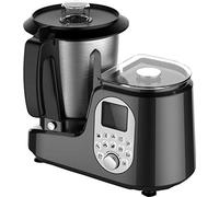 Sirge Robot culinaire multifonctionnel avec 20 programmes automatiques + balance de 5 kg + 12 vitesses + température jusqu'à 120°C
