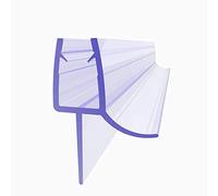 SIRHONA Joint de Porte de douche 80cm,Joint Cabine Douche,Joint de Rechange,Adapté pour 8 mm D'épaisseur de Verre Joint en Caoutchouc Joint de Douche en PVC,avec Déflecteur d'eau - 04