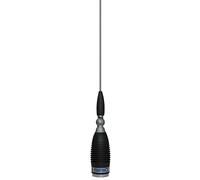 SIRIO antenne Megawatt 4000 N, antenne CB Véhicule, avec câble 4 m pour Bases N-PL et Base de Montage, Stylet en Argent/Noir