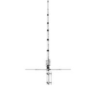 Sirio Antenne New Tornado Antenne CB Fixe 5/8 λ Ground Plane, fréquence 27-30 MHz, Gain 3,35 dBi, Puissance maximale 3000 Watts (CW) Short Time, Hauteur 7,23 m, en Aluminium avec radiaux