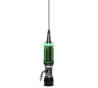 SIRIO antenne P-5000 Performer LED, Antenne CB Véhicule, Fréquence 27-30MHz, Puissance maximale 5000 Watts (CW) Short Time, Stylet INOX, Inclinable 180°, Hauteur 1,965 m, Câble 4 m fourni