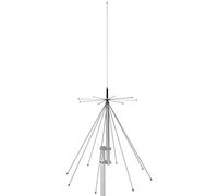 SIRIO antenne Sd-1300/Uhf, Antenne Discone, Fréquence RX 25-1300 MHz, Gain 2,15 dBi, Puissance maximale 300 W (VHF) 200 W (UHF), Hauteur 1,6 m, INOX/Aluminium