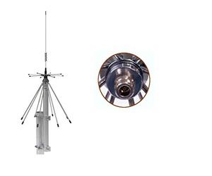 SIRIO SD-2000/N antenne discone RX : 100 - 2000 MHz TX : 130 - 160, 215 - 440, 610 - 685, 870 - 960, 1070 - 1500, 1620 - 1800, 1860 - 2000 MHz