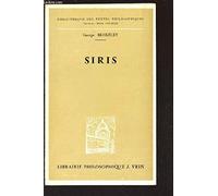 Siris, traduction par P. Dubois