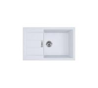sirius - 2. 0 s2d 611-78 tectonite evier à encastrer avec bac xl blanc