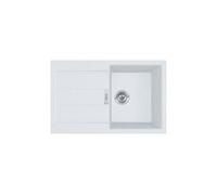 Franke SIRIUS 2 S2D 611-78 Evier tectonite, blanc artic 143.0616.275
