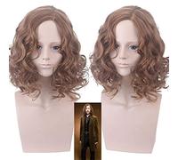 Sirius Cosplay perruque marron court bouclés perruques de cheveux synthétiques Fibre résistante à la chaleur pour carnaval Halloween jeu de rôle PL-480