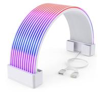 Sirlyr Bandes de câbles d'alimentation RVB 3 x 8, bande ARGB adressable pour câble d'extension de carte mère GPU 3 x 8 broches 24 broches, synchronisation 5 V 3 broches, boîtiers PC personnalisés de