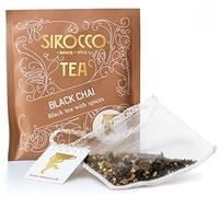 SIROCCO TEA (Suisse - 1908) - Organic BLACK CHAI - 100 sachets de thé bio (industrie de l'hôtellerie pack)
